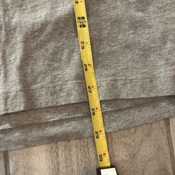 Fear Of God Essentials Men’s Sz M Long Sleeve Pullover Shirt Mock Neck Gray Logo - Picture 7 of 10